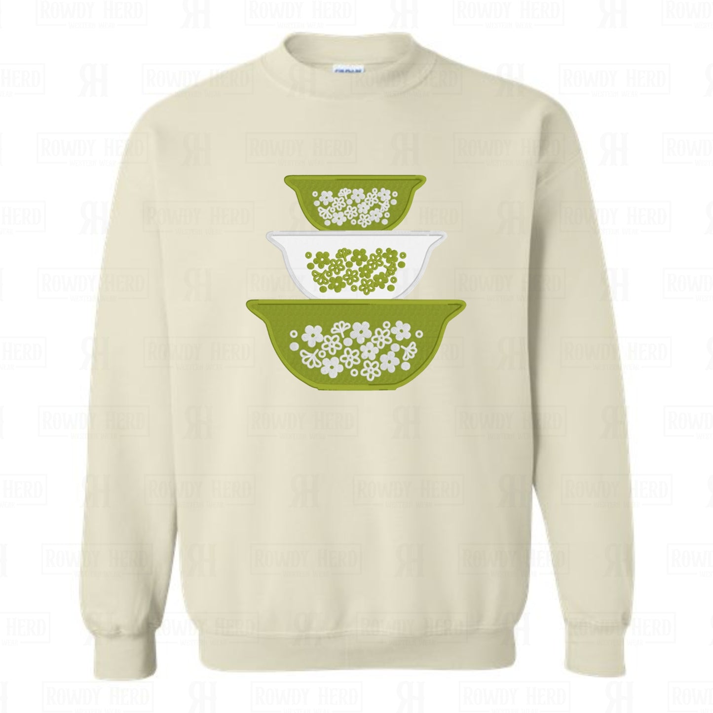 Spring Blossoms Embroidered Sweatshirt
