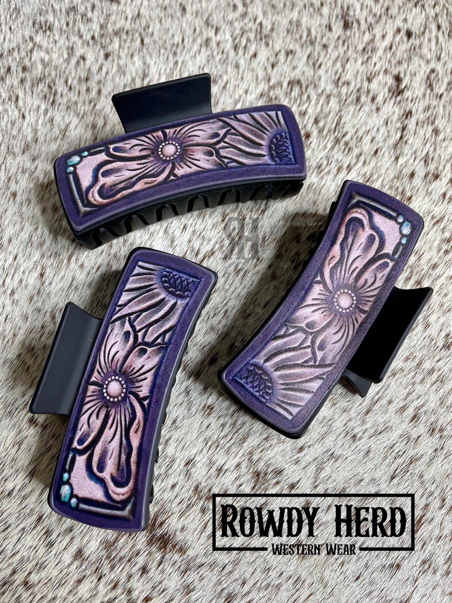 Double Flower Hair Clip