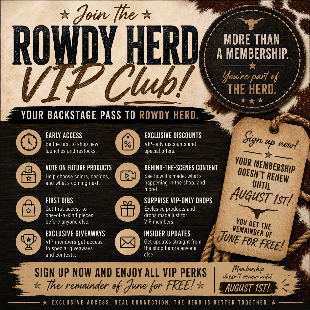 Rowdy Herd VIP Member