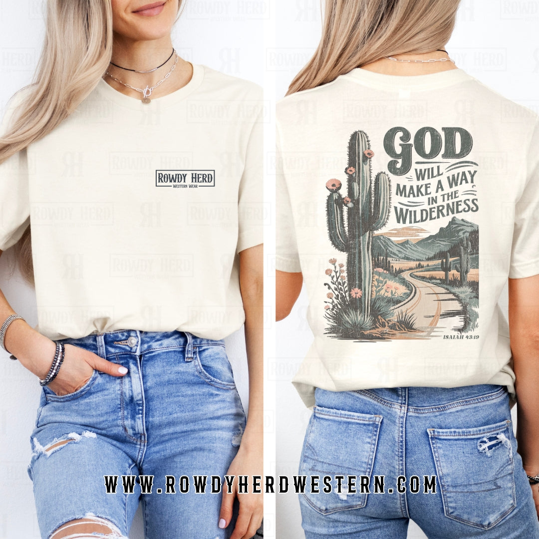 God Will Make a Way T-Shirt | Comfort Colors Tee, Gildan Sweatshirt or Hoodie