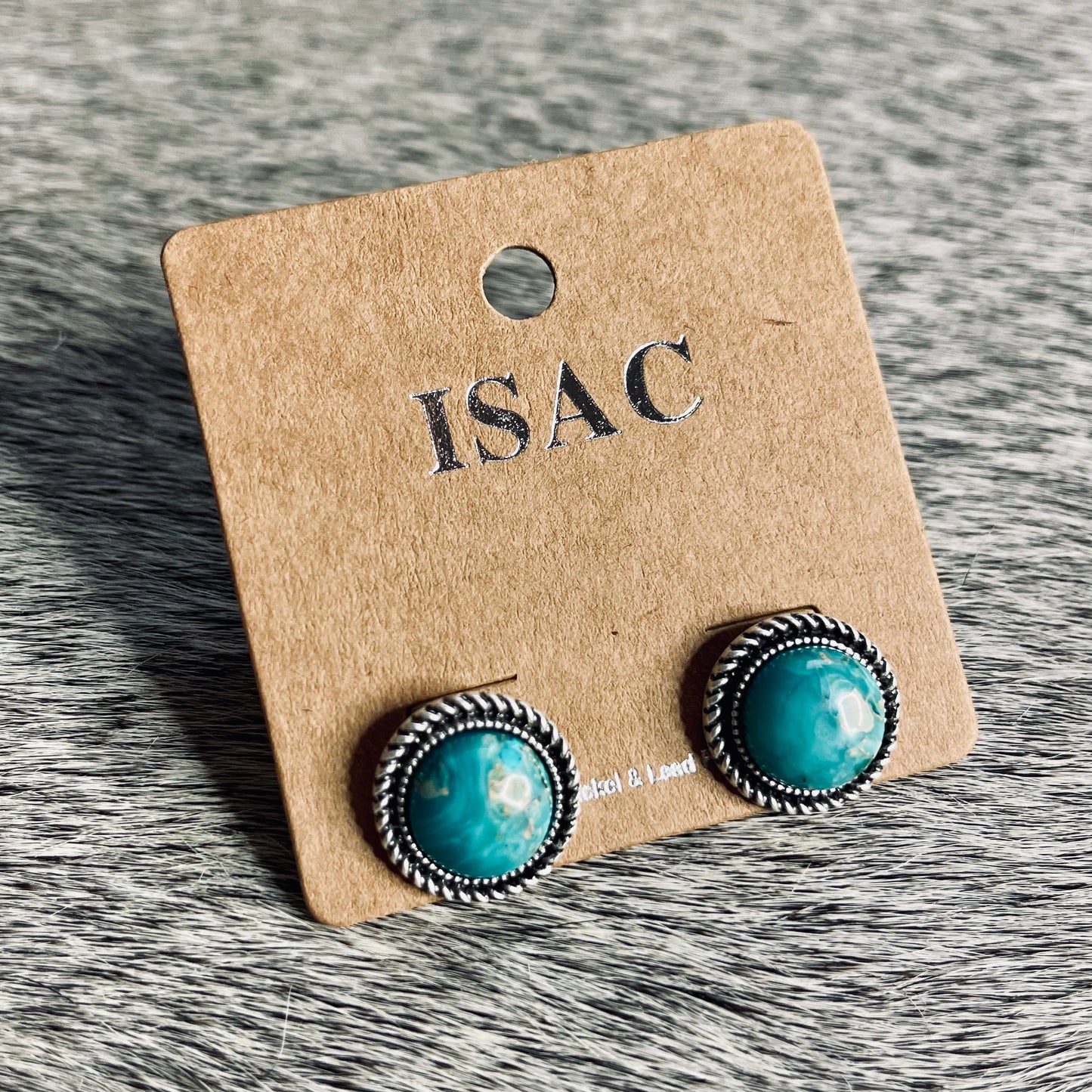 12mm Round Gemstone Studs