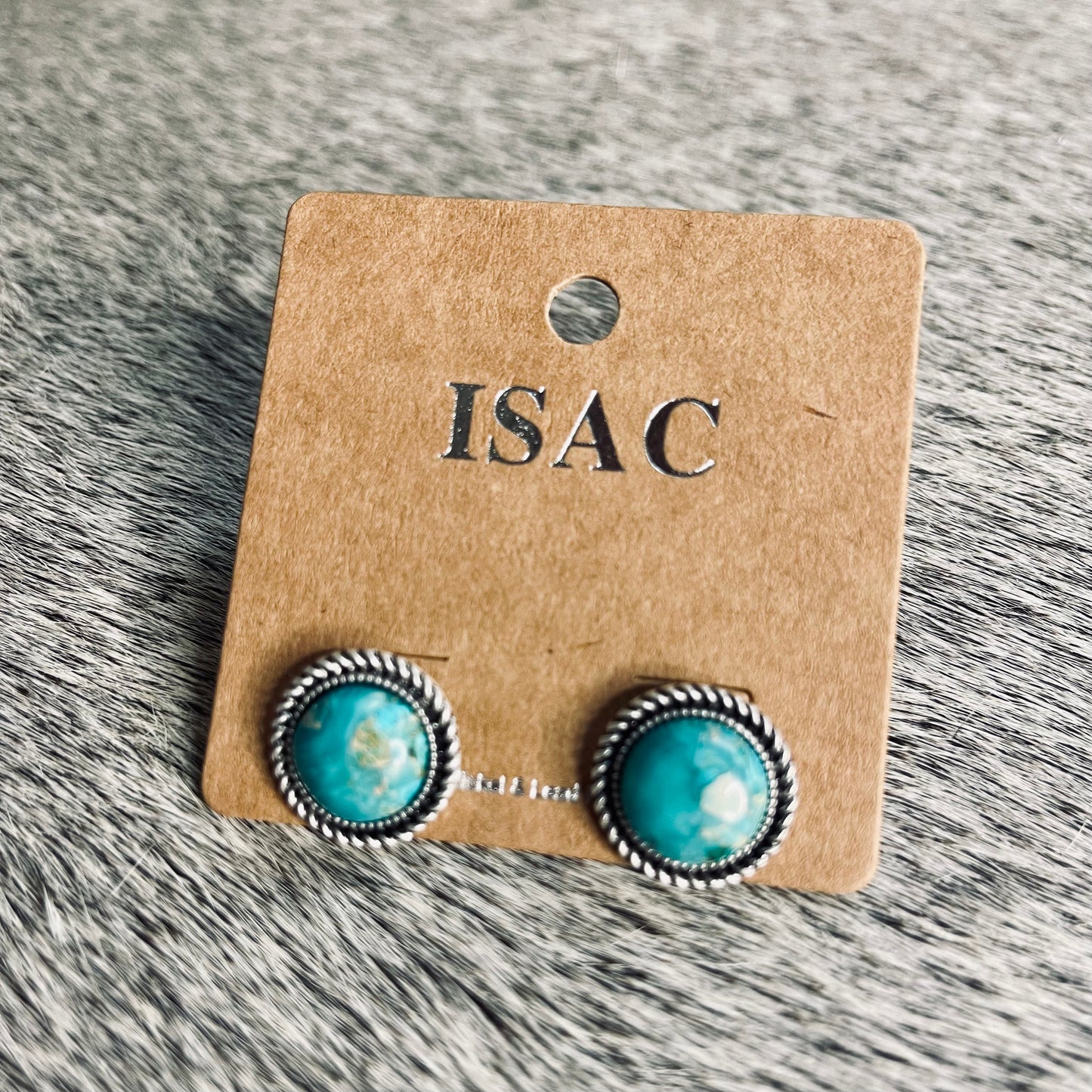 12mm Round Gemstone Studs