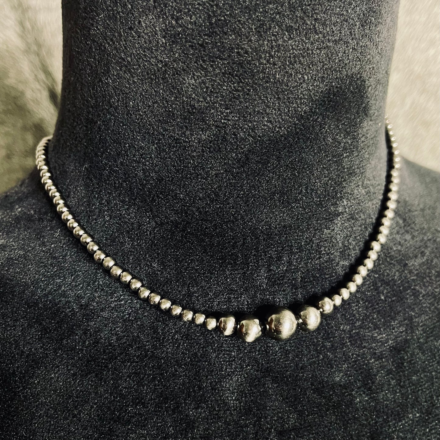 Polished Beaded Necklace