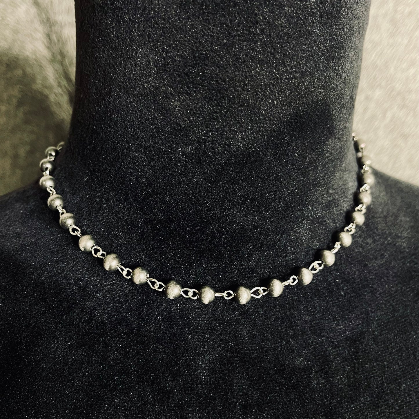 Linked Beaded Necklace