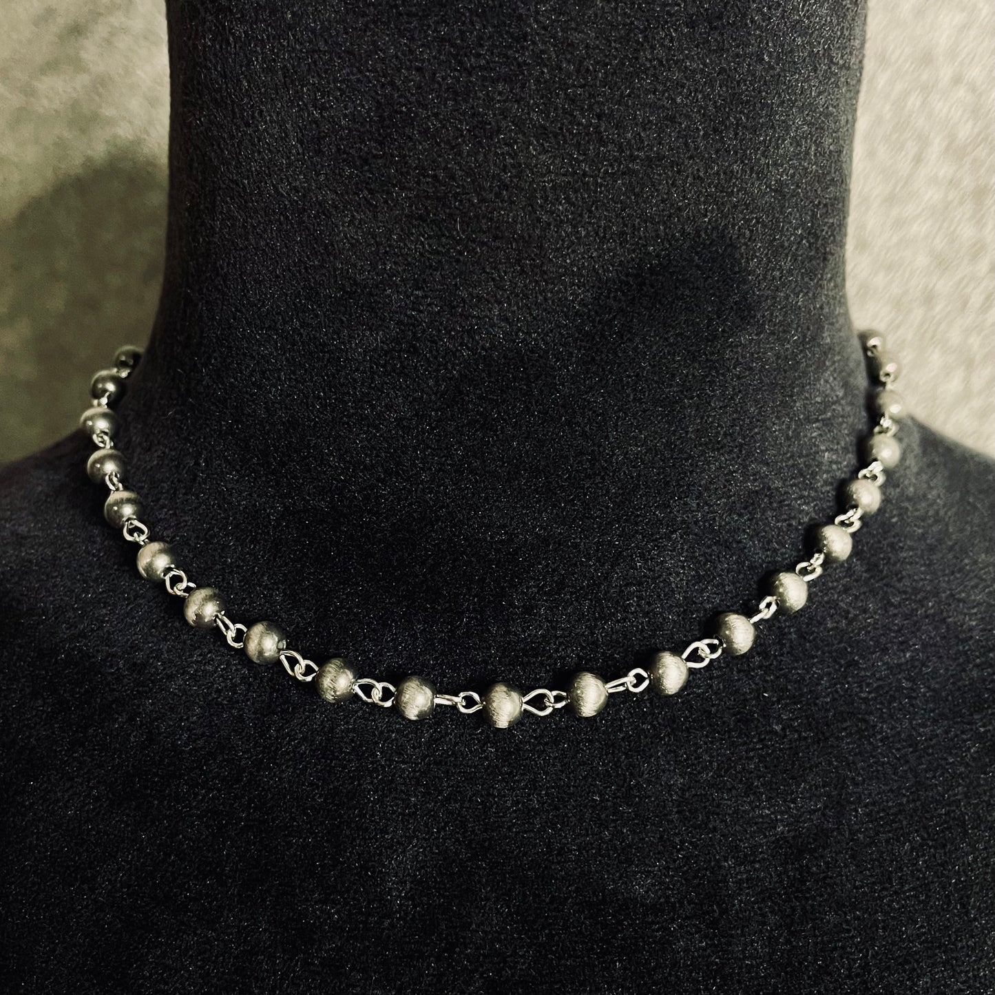 Linked Beaded Necklace