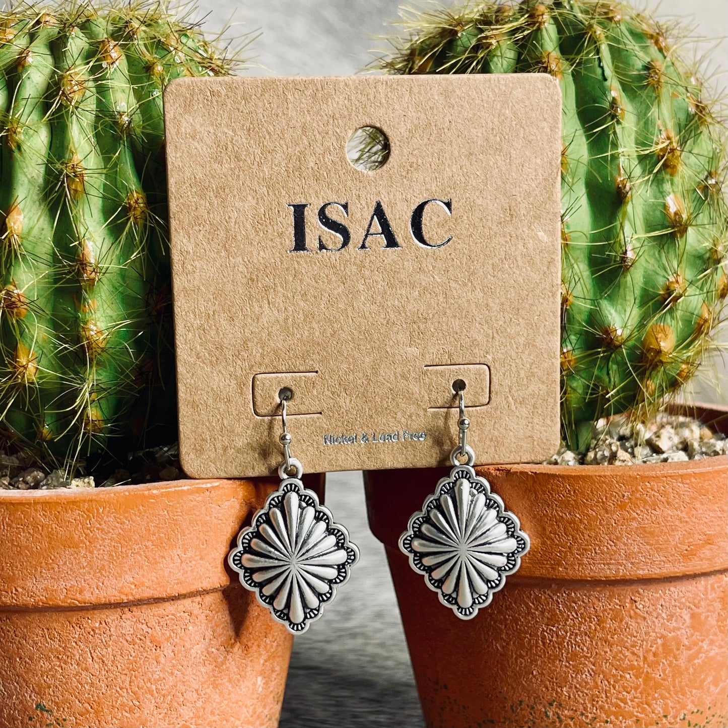 Diamond Concho Dangles