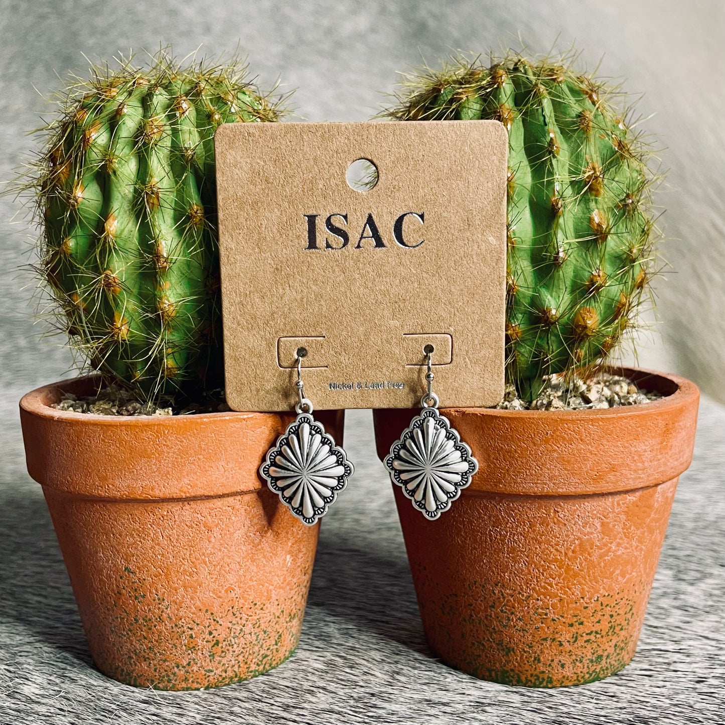 Diamond Concho Dangles