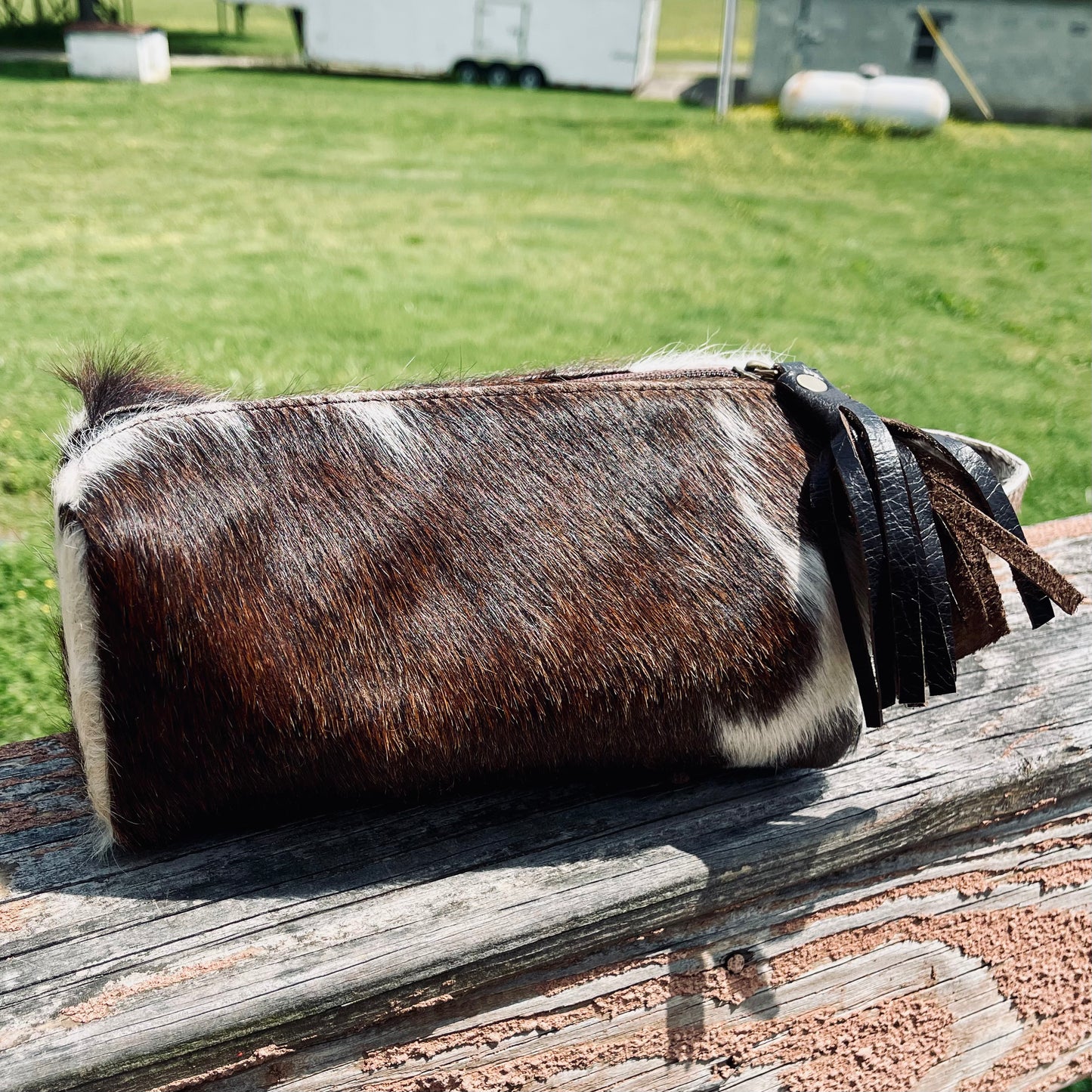 Cowhide Travel Bag
