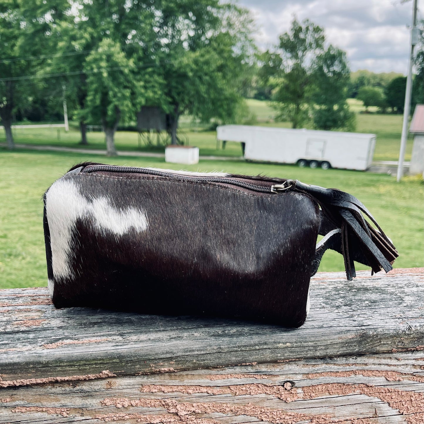 Cowhide Travel Bag