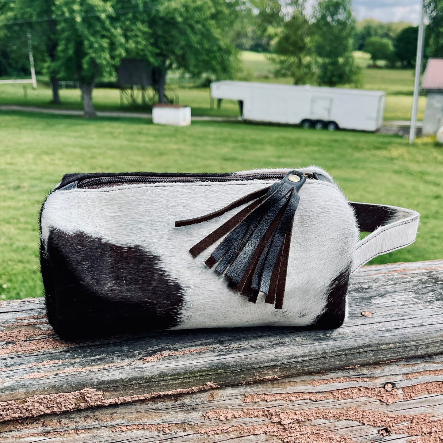 Cowhide Travel Bag