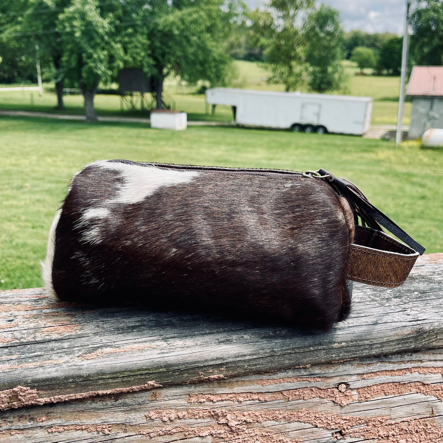 Cowhide Travel Bag