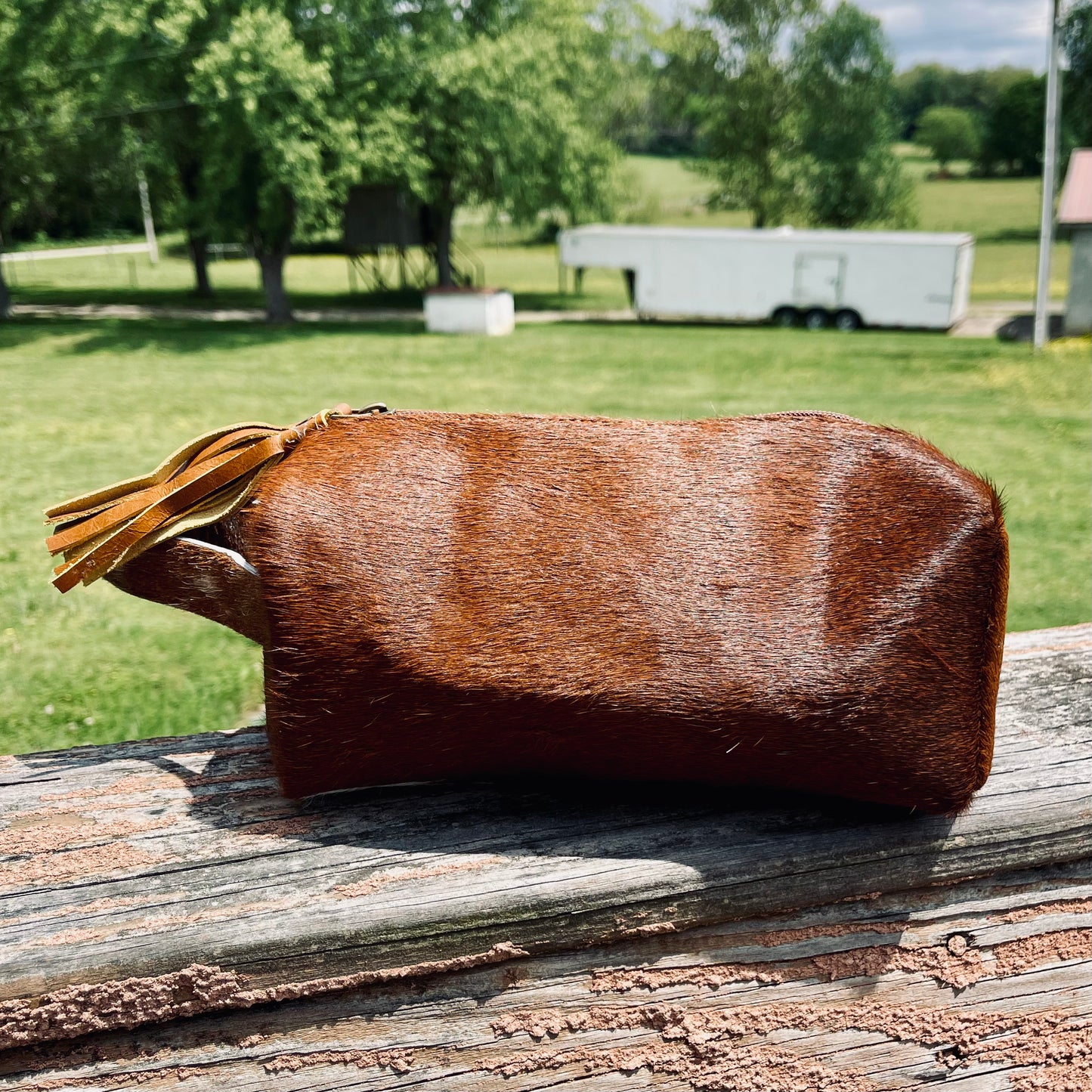 Cowhide Travel Bag