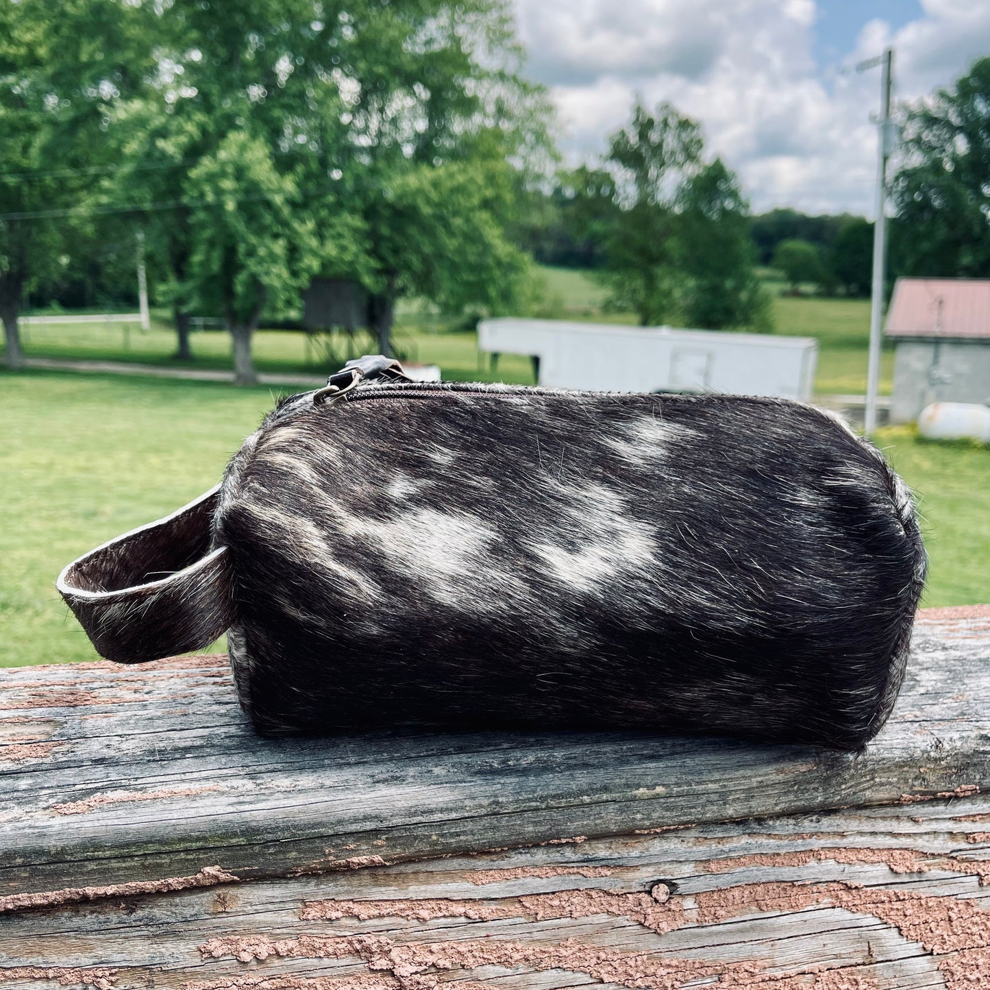 Cowhide Travel Bag