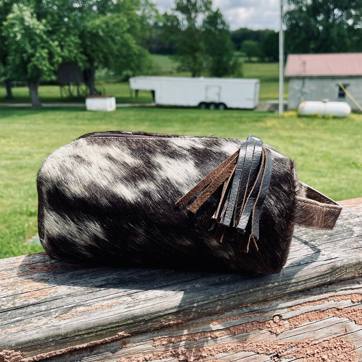Cowhide Travel Bag
