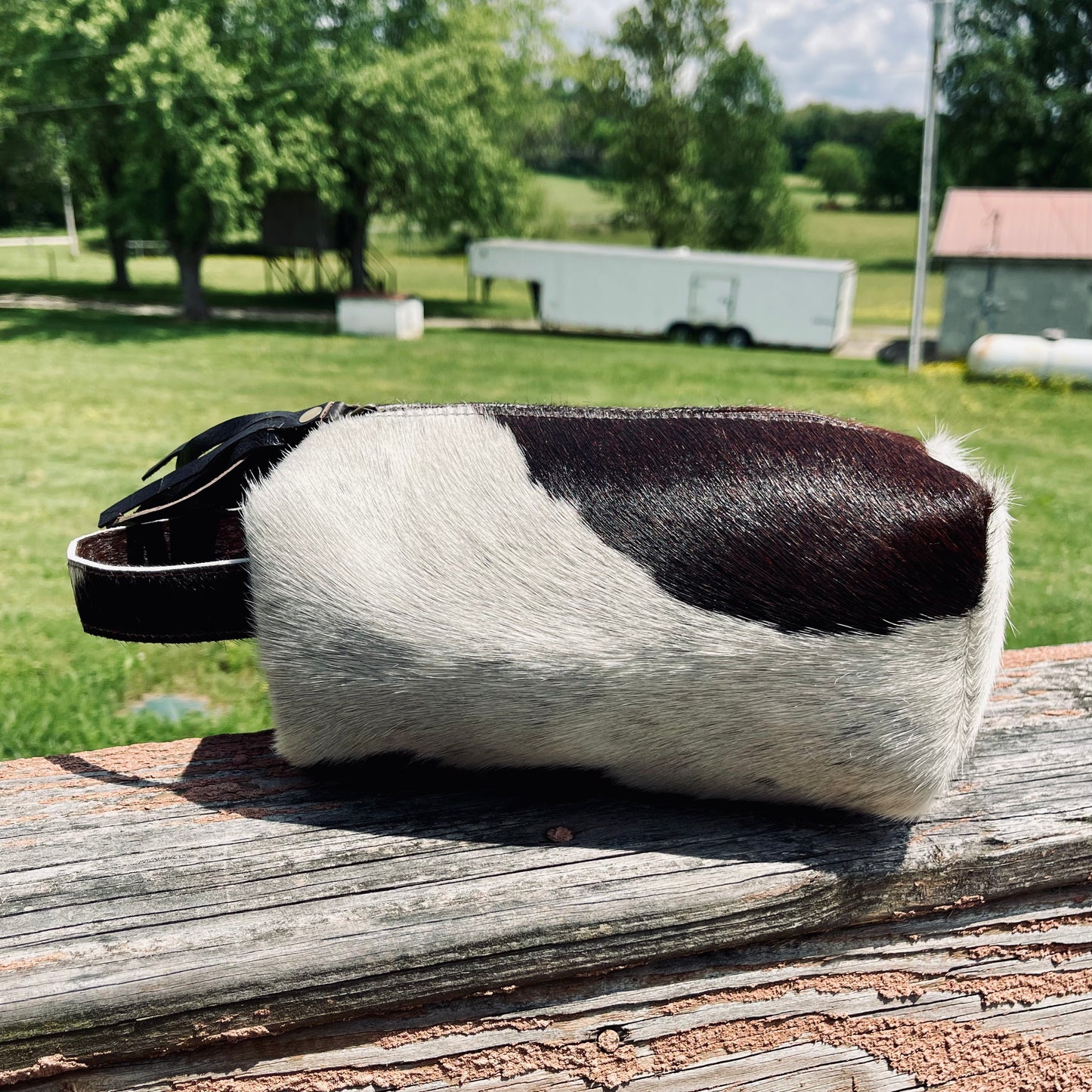 Cowhide Travel Bag