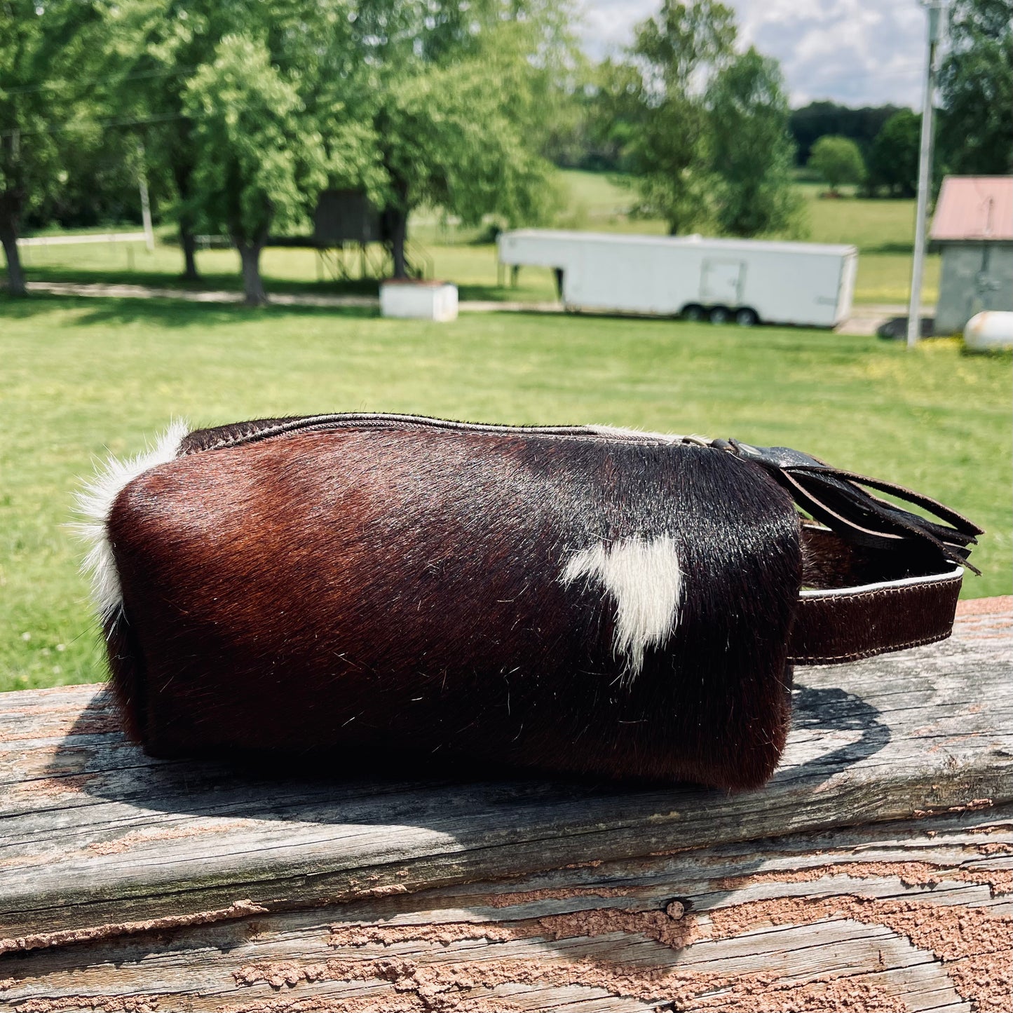 Cowhide Travel Bag