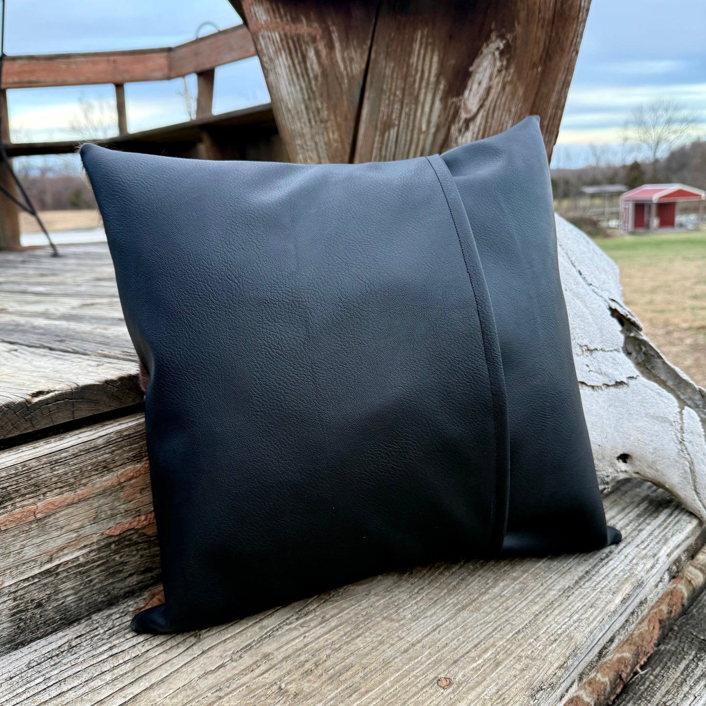 Brindle Patchwork Pillow