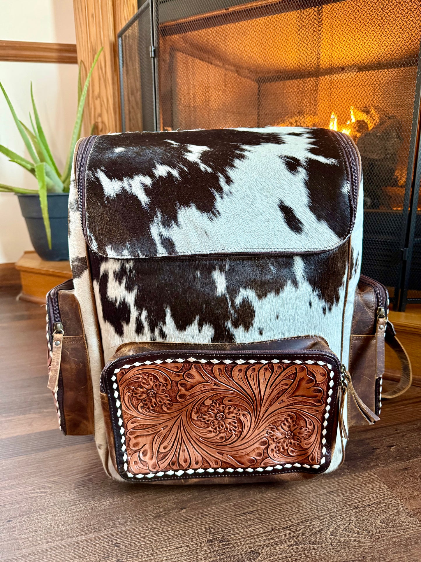 Large Cowhide Backpack