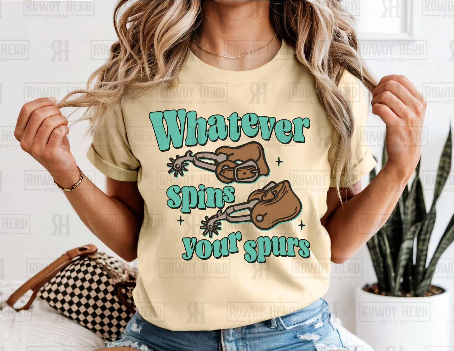 Youth Whatever Spins Your Spurs | Comfort Colors Tee, Gildan Sweatshirt or Hoodie