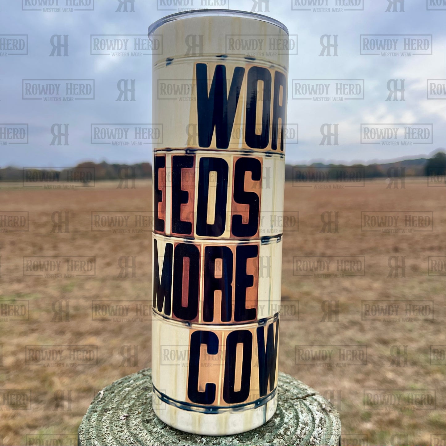 The World Needs More Cowboys Tumbler