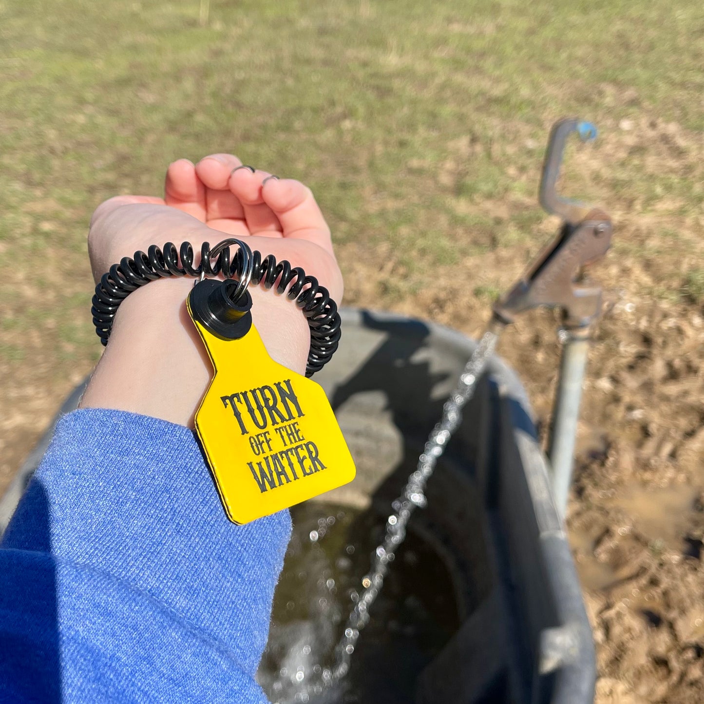 Turn off the Water Keychains