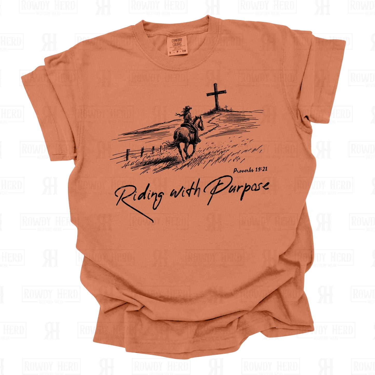 Youth Riding with a Purpose | Comfort Colors Tee, Gildan Sweatshirt or Hoodie