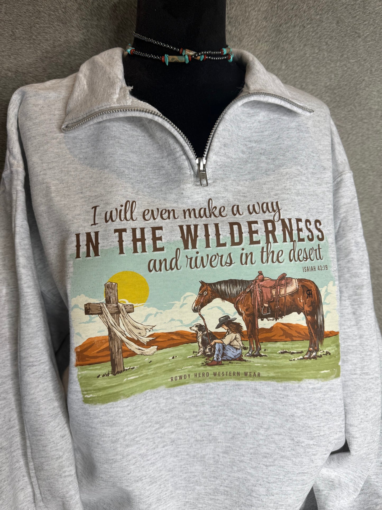 Isaiah 43:19 Praying Cowgirl | Comfort Colors Tee, Gildan Sweatshirt or Hoodie