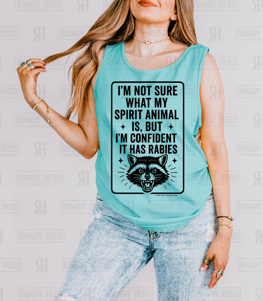 My Spirit Animal Has Rabies Tank Top