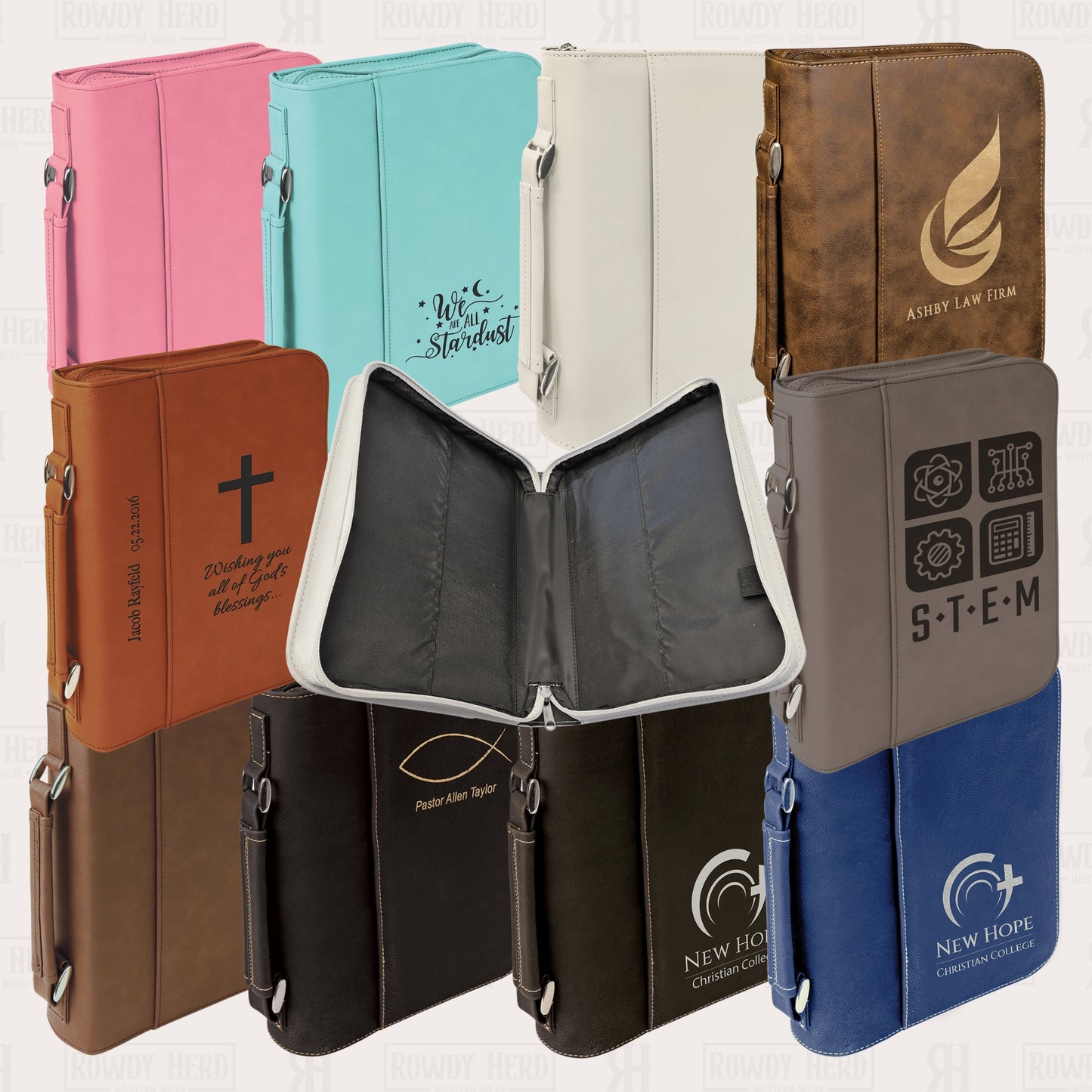Personalized Leatherette Bible Cover
