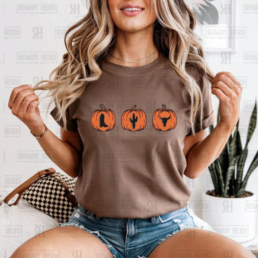 Western Pumpkin T-Shirt