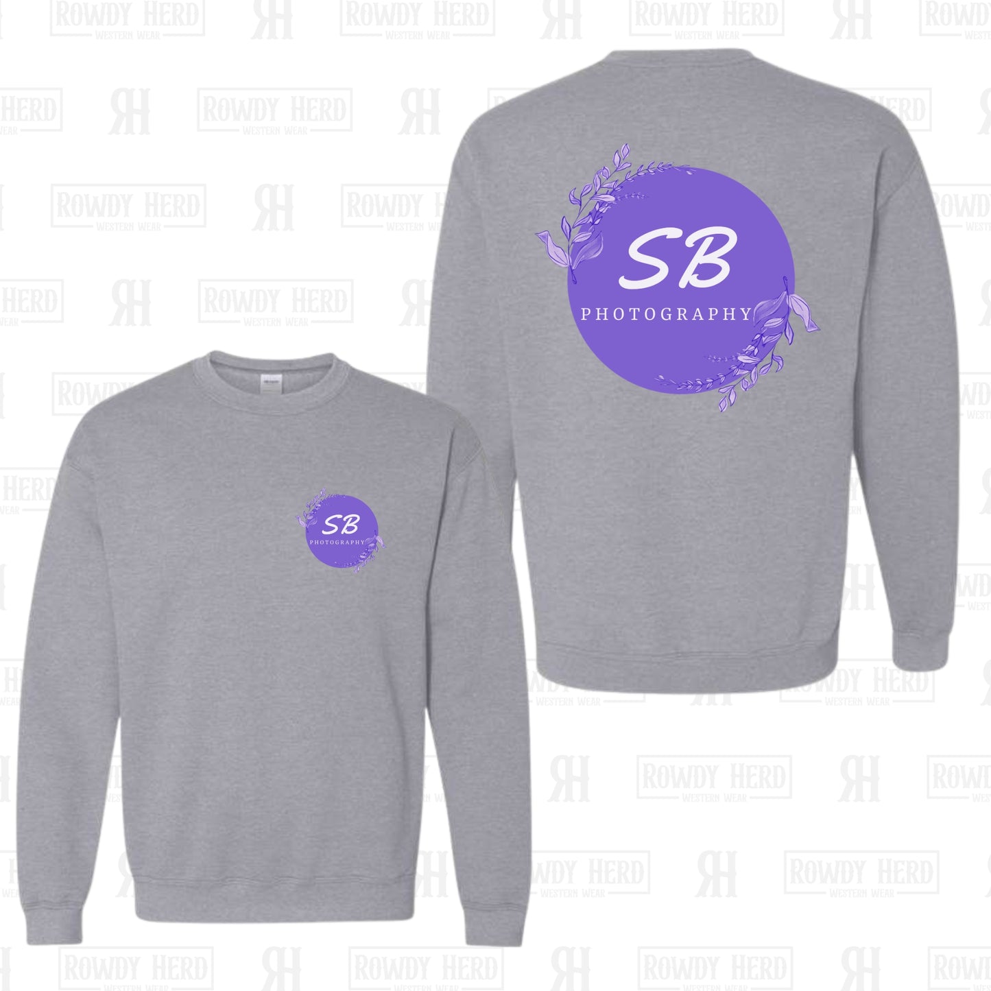 SB Photography Merch Crewneck Sweatshirts