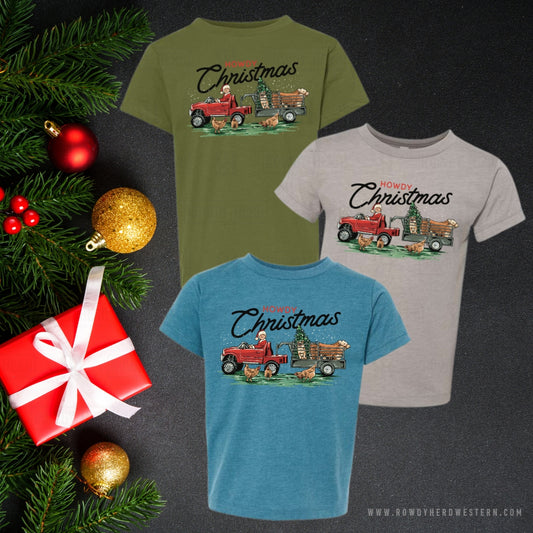 Howdy Christmas Toddler/Youth Tee