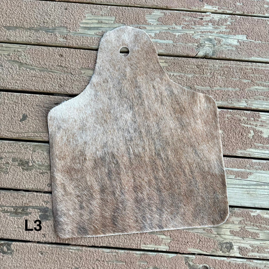 Large Cowhide Cowtag L3