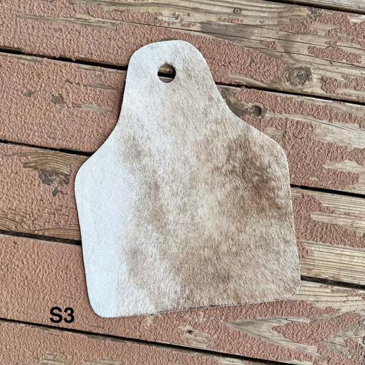 Small Cowhide Cowtag S3