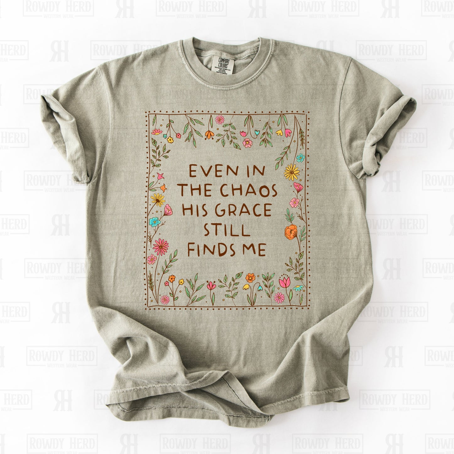 Youth Even in the Chaos His Grace Still Finds Me | Comfort Colors Tee, Gildan Sweatshirt or Hoodie