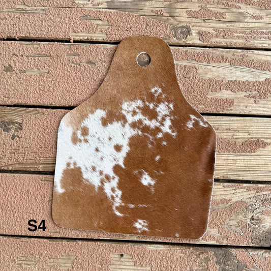 Small Cowhide Cowtag S4