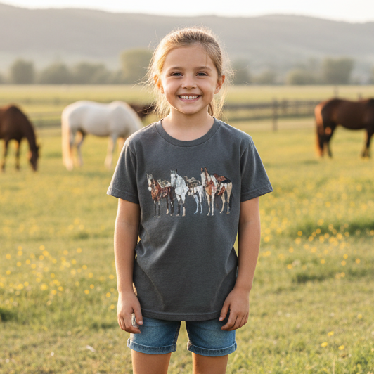 Youth Ranch Ponies | Comfort Colors Tee, Gildan Sweatshirt or Hoodie