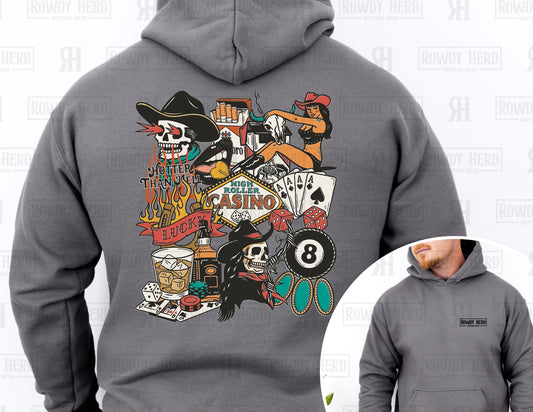High Roller Casino | Comfort Colors Tee, Gildan Sweatshirt or Hoodie
