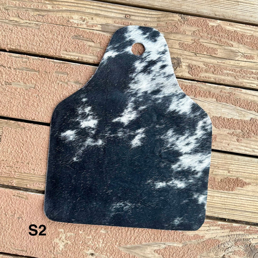 Small Cowhide Cowtag S2
