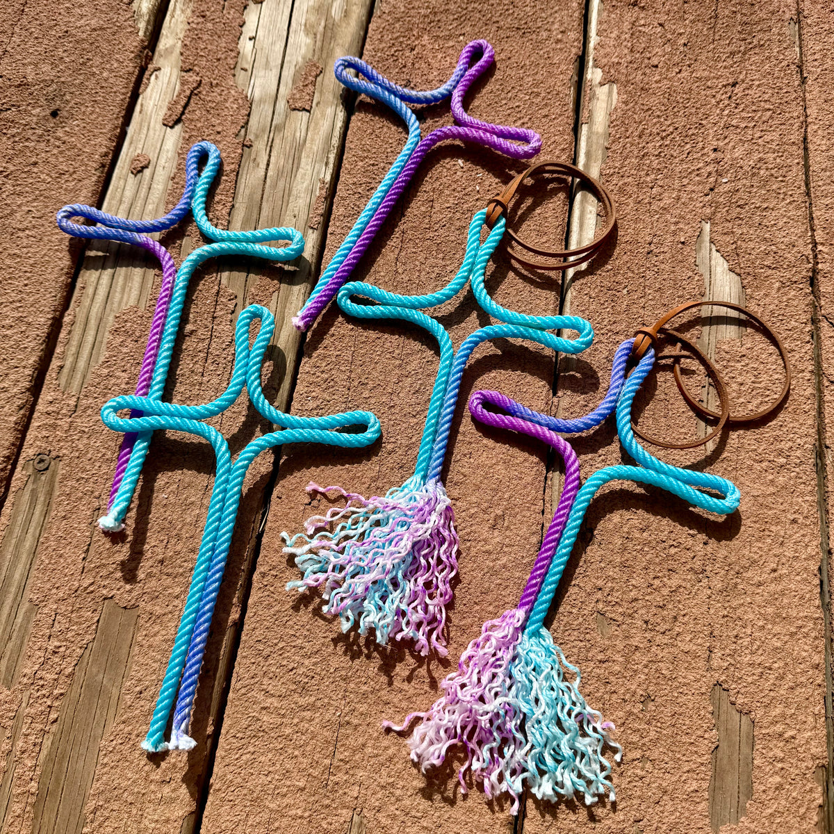 Brown Rope Cross Pattern Rainbow Rope Crosses LIMITED EDITION – Rowdy Herd Western