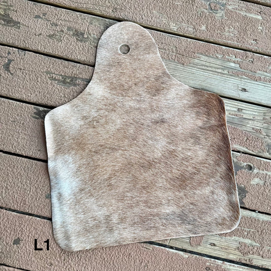 Large Cowhide Cowtag L1