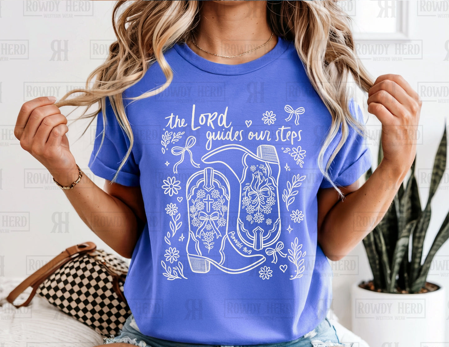 The Lord Guides Our Steps | Comfort Colors Tee, Gildan Sweatshirt or Hoodie