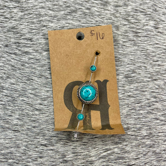 Turquoise Ear Pin