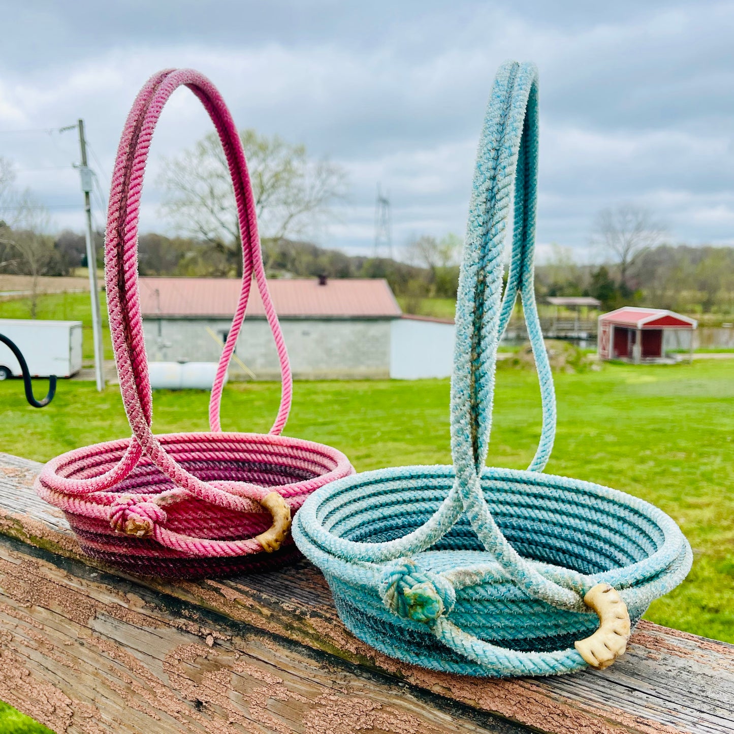 Lariat Rope Baskets