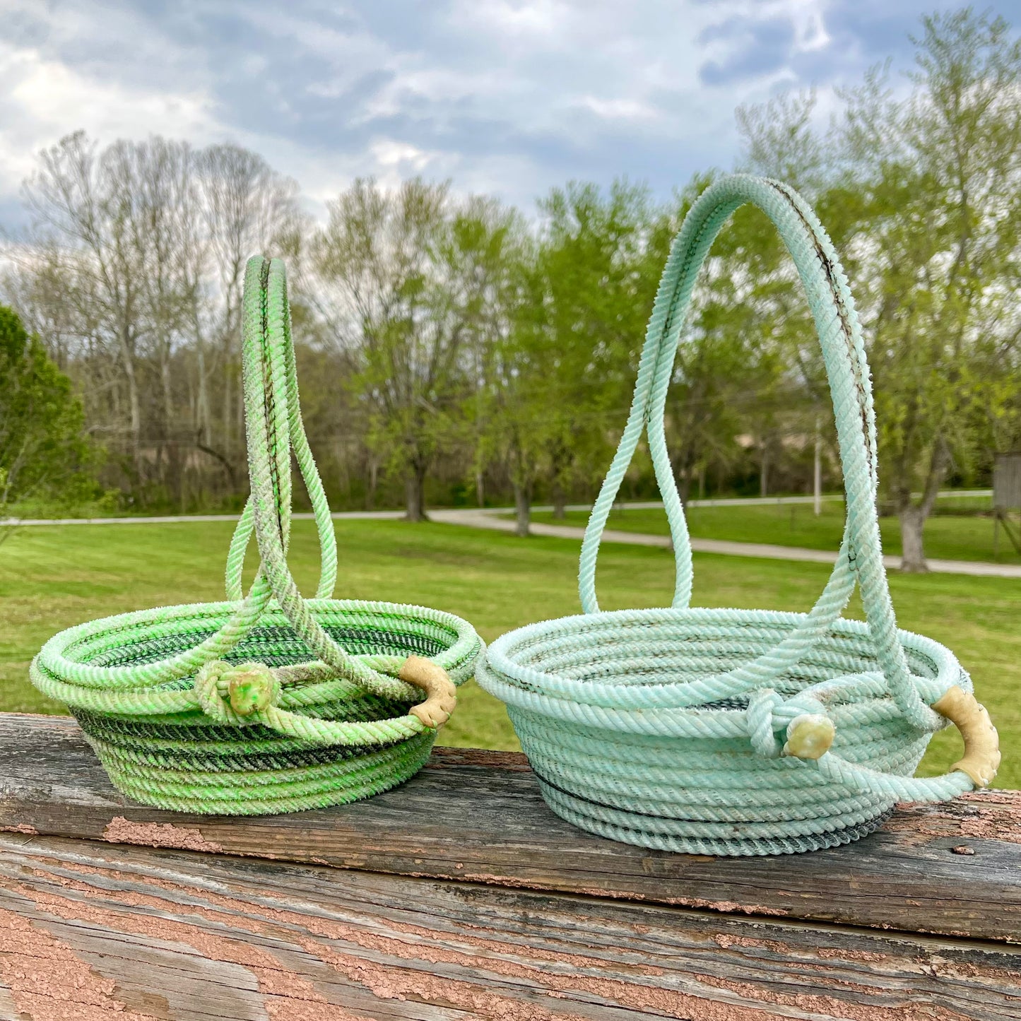 Lariat Rope Baskets