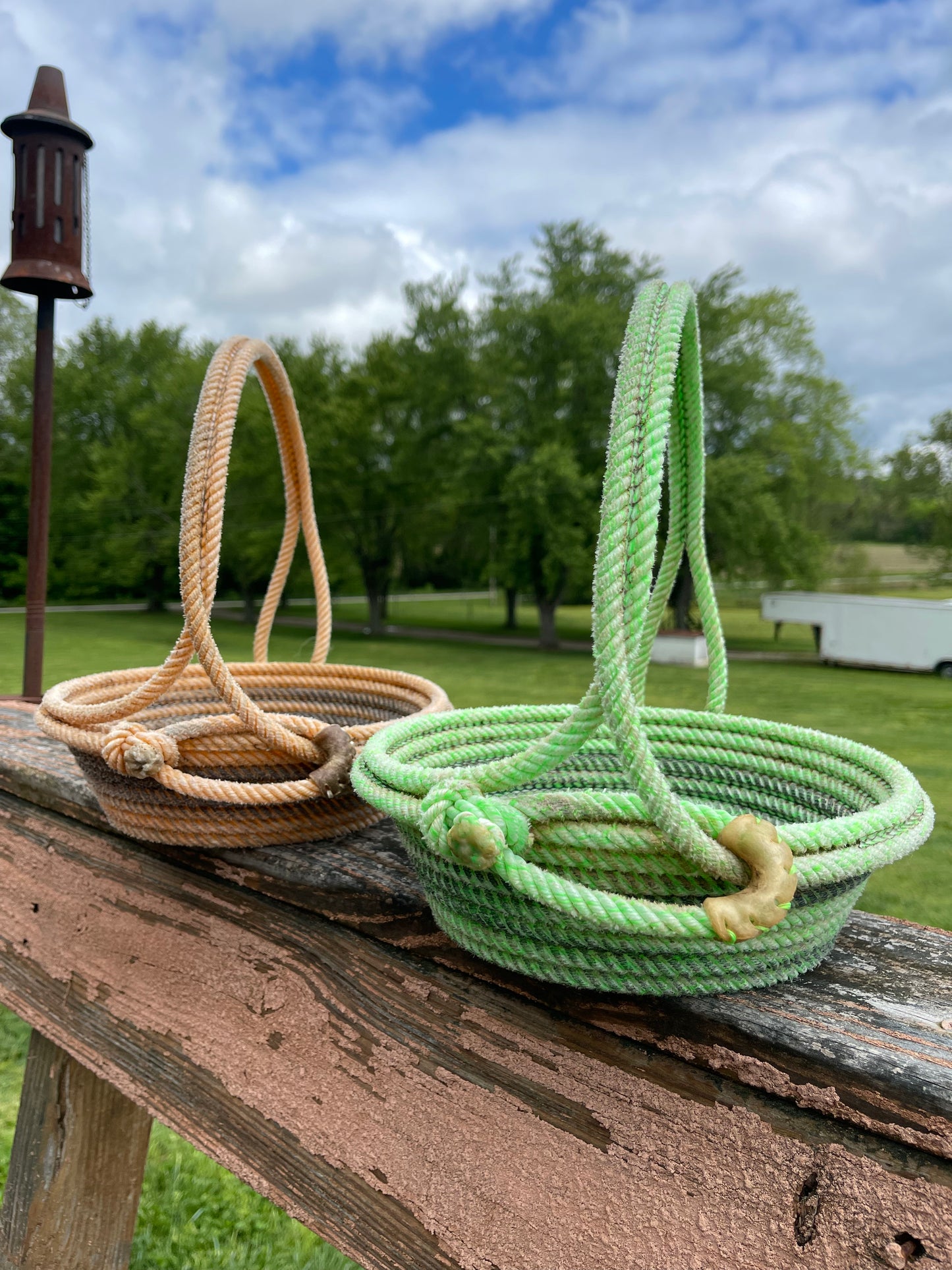 Lariat Rope Baskets