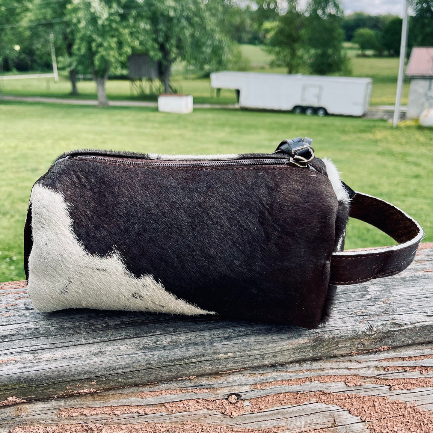 Cowhide Travel Bag