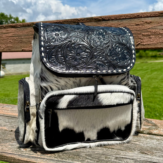 Cowhide Backpack