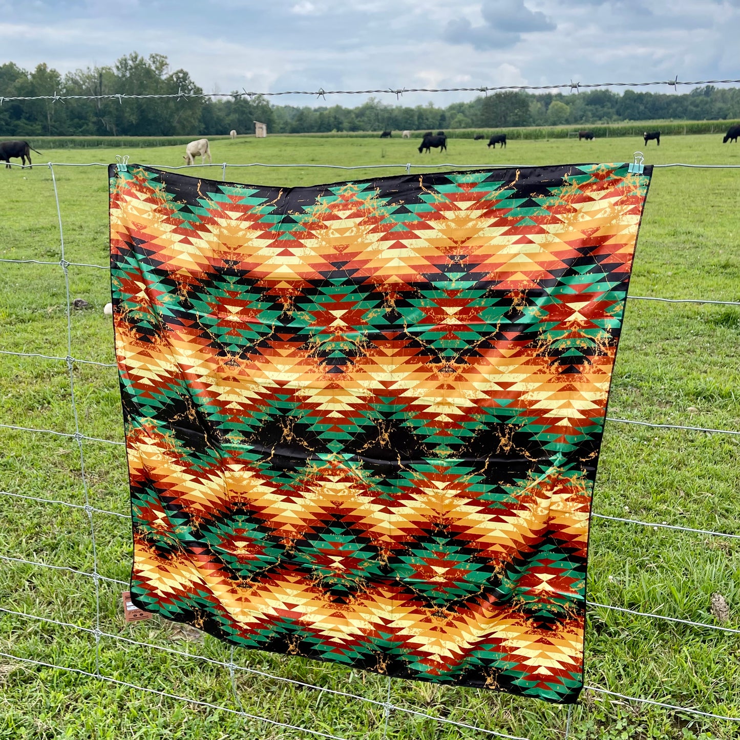 Autumn Aztec Wild Rag