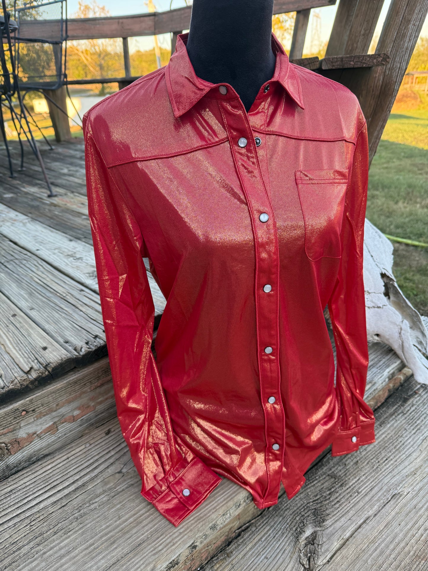 Cherry Bomb Show Button Down